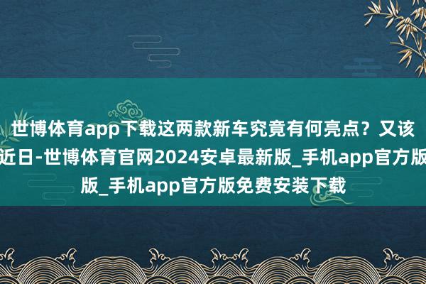 世博体育app下载这两款新车究竟有何亮点？又该怎样遴荐呢？近日-世博体育官网2024安卓最新版_手机app官方版免费安装下载