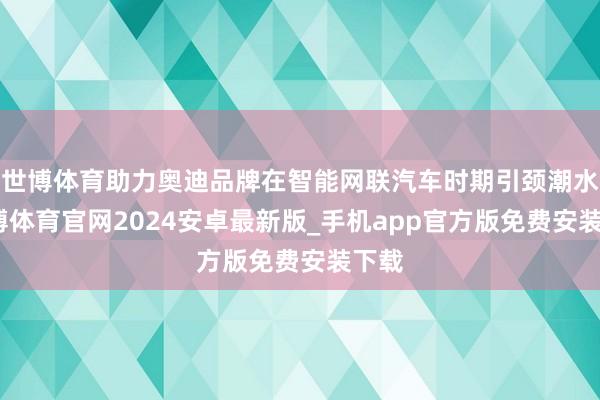世博体育助力奥迪品牌在智能网联汽车时期引颈潮水-世博体育官网2024安卓最新版_手机app官方版免费安装下载