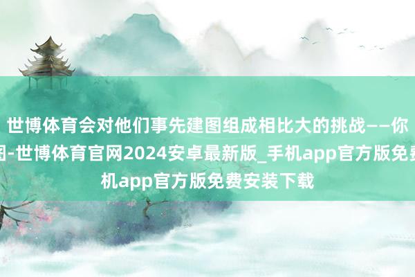 世博体育会对他们事先建图组成相比大的挑战——你是不错建图-世博体育官网2024安卓最新版_手机app官方版免费安装下载