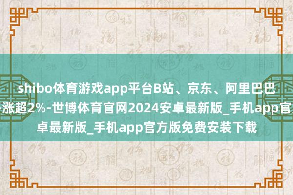 shibo体育游戏app平台B站、京东、阿里巴巴小幅下落；拼多多涨超2%-世博体育官网2024安卓最新版_手机app官方版免费安装下载