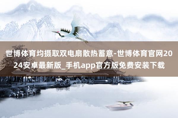 世博体育均摄取双电扇散热蓄意-世博体育官网2024安卓最新版_手机app官方版免费安装下载