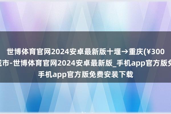 世博体育官网2024安卓最新版十堰→重庆(¥300)：8D奇幻城市-世博体育官网2024安卓最新版_手机app官方版免费安装下载