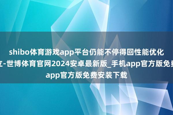 shibo体育游戏app平台仍能不停得回性能优化和问题树立-世博体育官网2024安卓最新版_手机app官方版免费安装下载