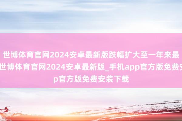 世博体育官网2024安卓最新版跌幅扩大至一年来最高水平-世博体育官网2024安卓最新版_手机app官方版免费安装下载