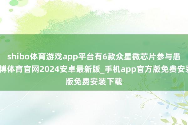 shibo体育游戏app平台有6款众星微芯片参与愚弄-世博体育官网2024安卓最新版_手机app官方版免费安装下载